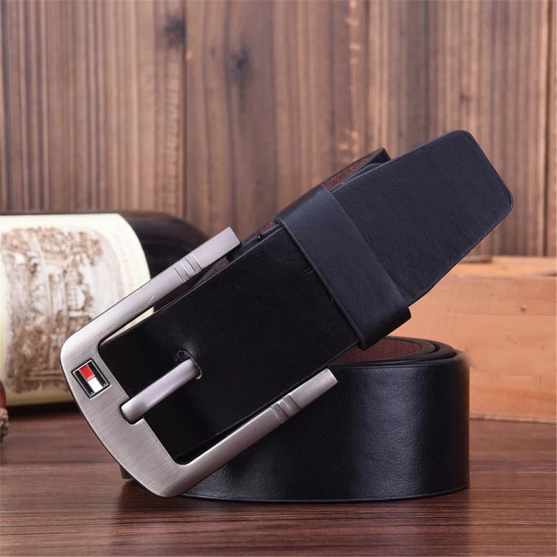 Ремень riem мужской кожаный, Модный Роскошный пояс с винтажной пряжкой 
Ремень riem мужской кожаный, Модный Роскошный пояс с винтажной пряжкой