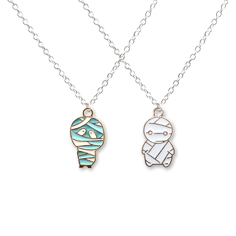 Funny Blue White Mummy Pendant Necklaces for Women Men Best Friend Lovely Pendants Couple Necklace Fashion Halloween Jewelry
Funny Blue White Mummy Pendant Necklaces for Women Men Best Friend Lovely Pendants Couple Necklace Fashion Halloween Jewelry