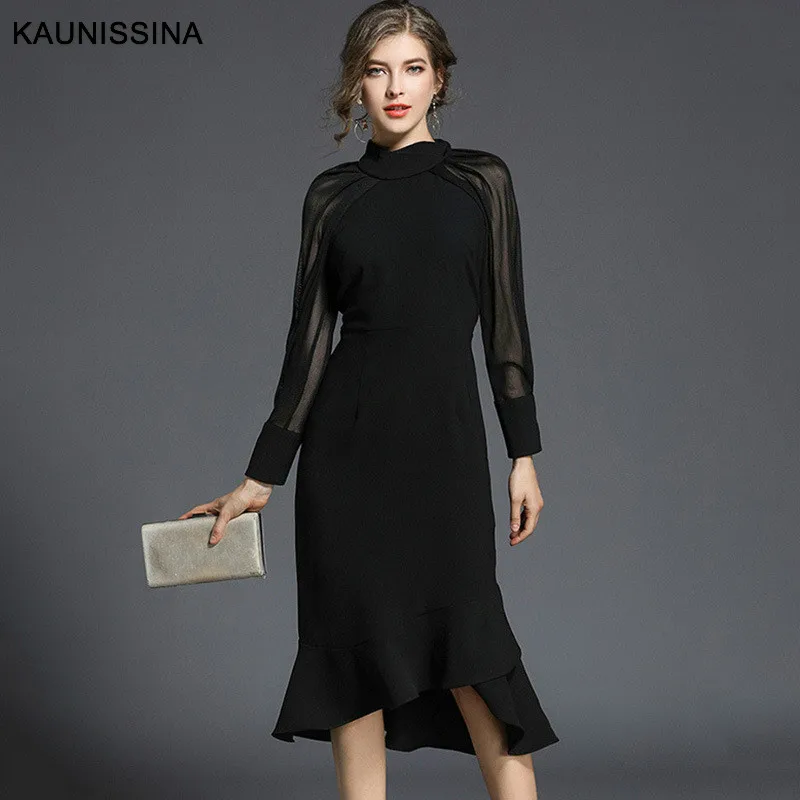Элегантное Черное коктейльное платье KAUNISSINA, вечерние платья с длинным рукавом до колена, коктейльное платье-Русалка для выпускного вечера, платья для встречи выпускников
Элегантное Черное коктейльное платье KAUNISSINA, вечерние платья с длинным рукавом до колена, коктейльное платье-Русалка для выпускного вечера, платья для встречи выпускников