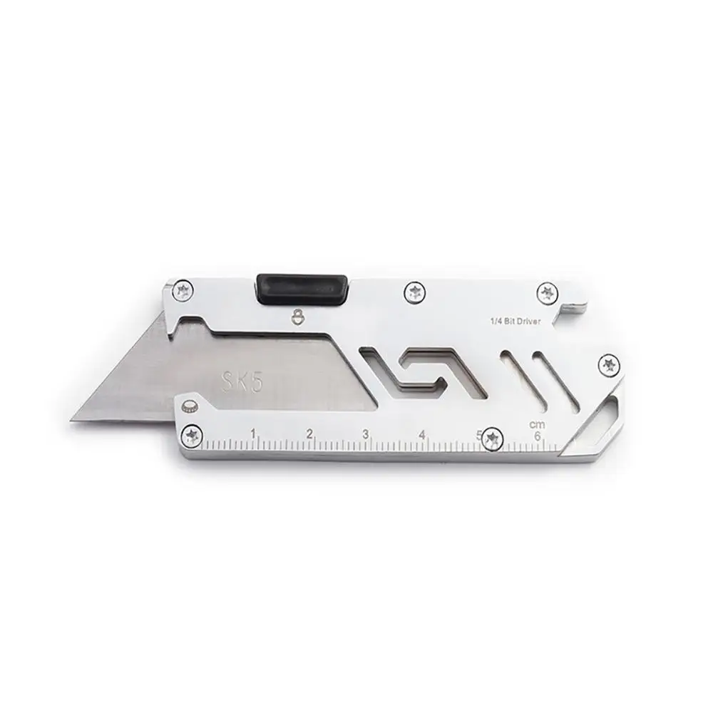 Stainless Steel EDC Folding Utility Knife Wallpaper Multi-function Paper Cutter Courier Knife Manual Knife Outdoor Peele
Stainless Steel EDC Folding Utility Knife Wallpaper Multi-function Paper Cutter Courier Knife Manual Knife Outdoor Peele