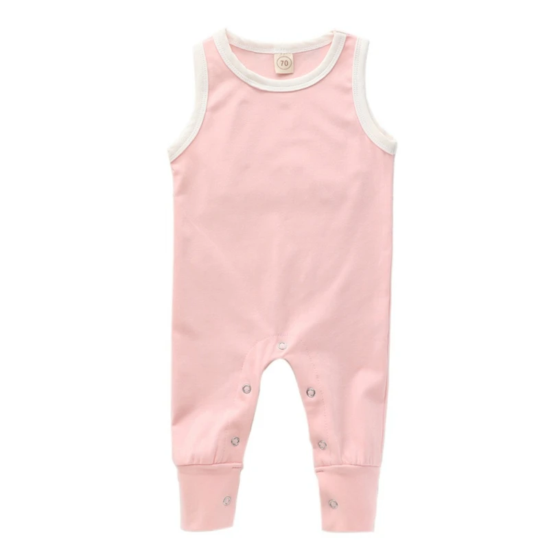 Fashion Baby Girl Clothes Cotton Solid Pattern Jumpsuit Sleeveless Boys Girls Playsuit 1
Fashion Baby Girl Clothes Cotton Solid Pattern Jumpsuit Sleeveless Boys Girls Playsuit 1