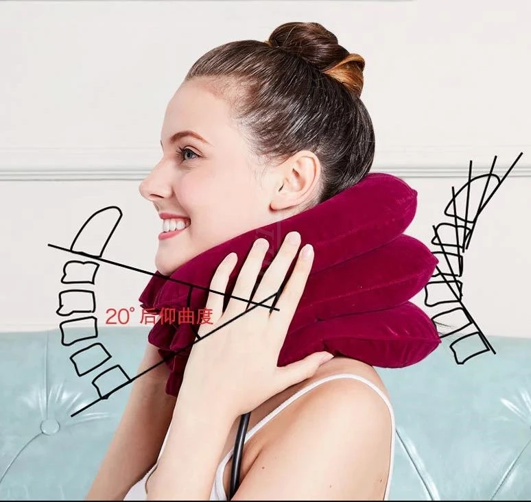 Inflatable Cervical Vertebra Traction Soft Travel Neck Pain Release Tractor Neck Posture Correction Neck Stretching Brace
Inflatable Cervical Vertebra Traction Soft Travel Neck Pain Release Tractor Neck Posture Correction Neck Stretching Brace