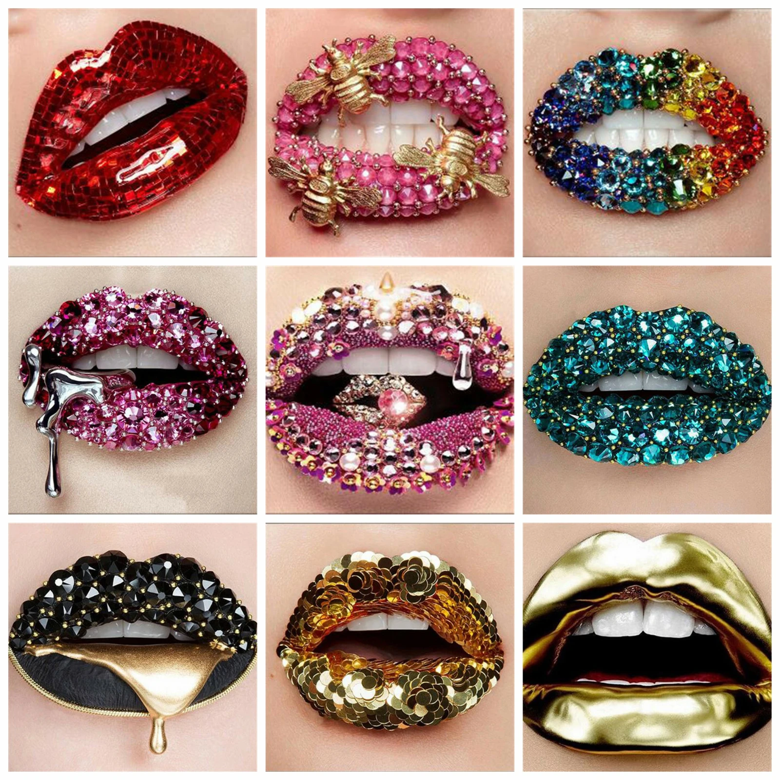 HUACAN Diamond Art Painting Lip 5D DIY Diamond Embroidery Sale Portrait Pictures Of Rhinestones Mosaic Home Decor
HUACAN Diamond Art Painting Lip 5D DIY Diamond Embroidery Sale Portrait Pictures Of Rhinestones Mosaic Home Decor