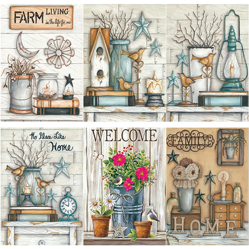New 5D DIY Diamond Painting Full Square Round Drill Flowers Vase Diamond Embroidery Scenery Cross Stitch Home Decor Manual Gift
New 5D DIY Diamond Painting Full Square Round Drill Flowers Vase Diamond Embroidery Scenery Cross Stitch Home Decor Manual Gift