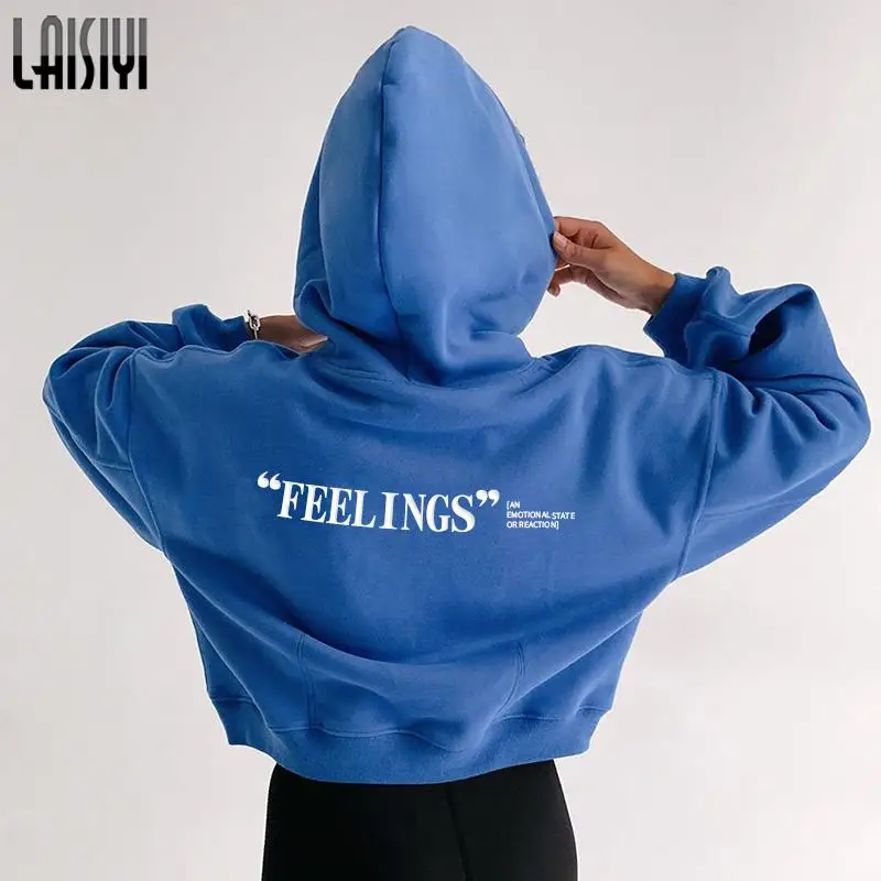 LAISIYI Letter Printed Crop Hooded Autumn Women Cotton Casual Sweatshirt Blue Purple Streetwear Basic Hoodies 2021 Fashion Top
LAISIYI Letter Printed Crop Hooded Autumn Women Cotton Casual Sweatshirt Blue Purple Streetwear Basic Hoodies 2021 Fashion Top