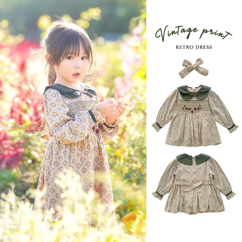 Kids Embroidery Floral Dress Peter Pan Clollar Spring Summer Vestidos Cottgecore Girls Sweet Bowknot Princess Dresses Hairpin
Kids Embroidery Floral Dress Peter Pan Clollar Spring Summer Vestidos Cottgecore Girls Sweet Bowknot Princess Dresses Hairpin