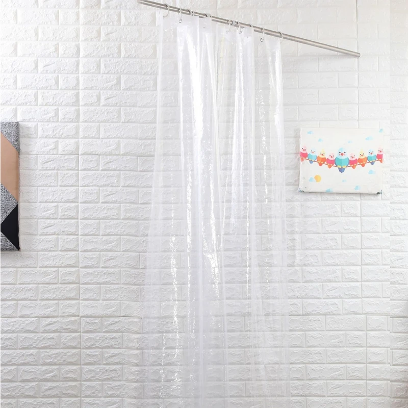 Simple Shower Curtain PEVA Mildew-proof Shower Curtain Bathroom Supplies Transparent Shower Curtain Waterproof
Simple Shower Curtain PEVA Mildew-proof Shower Curtain Bathroom Supplies Transparent Shower Curtain Waterproof