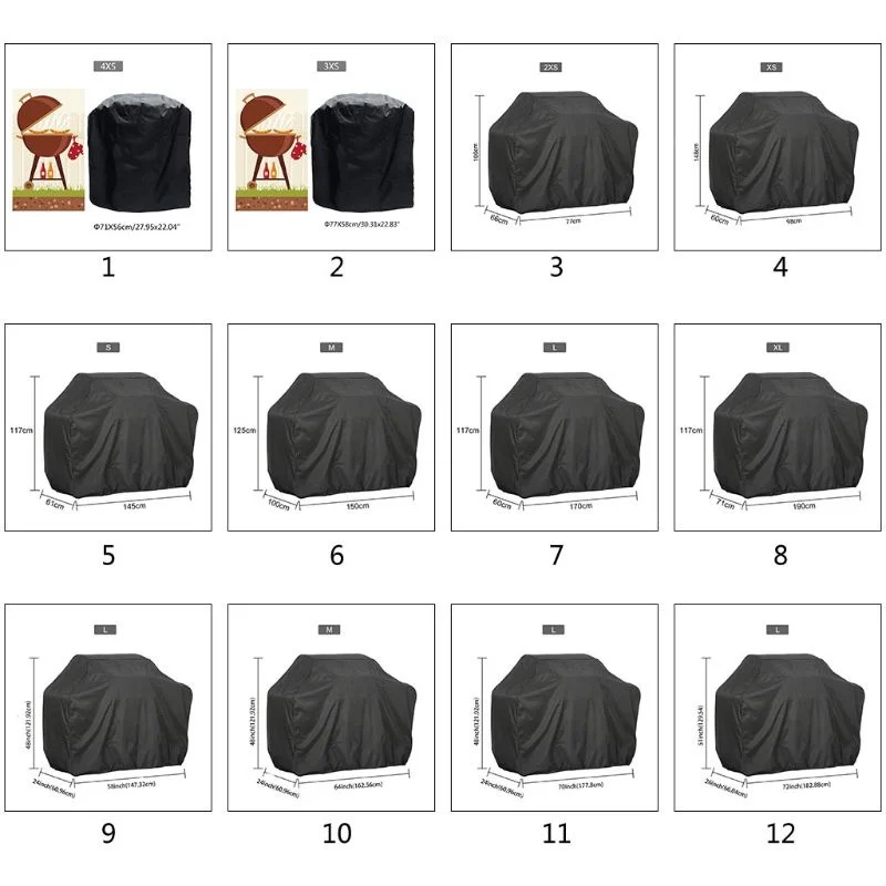 190T 210D BBQ Cover Outdoor Dust Waterproof Weber Heavy Duty Grill Cover Rain Protective Outdoor Barbecue Cover Round
190T 210D BBQ Cover Outdoor Dust Waterproof Weber Heavy Duty Grill Cover Rain Protective Outdoor Barbecue Cover Round
