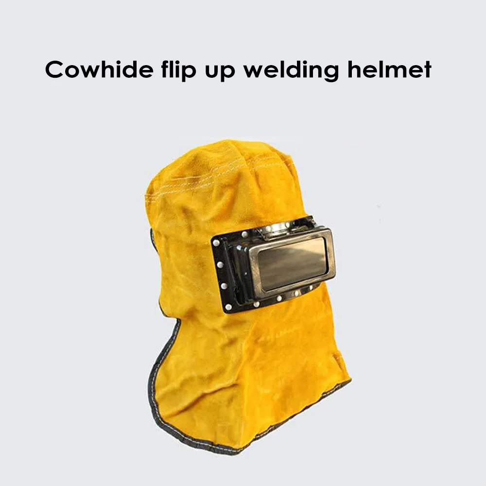 Convenient Welding Helmets Solar Auto Darkening Filter Lens Welder Mask Head-Mounted Yellow Cowhide Leather Hood Eyes Protection
Convenient Welding Helmets Solar Auto Darkening Filter Lens Welder Mask Head-Mounted Yellow Cowhide Leather Hood Eyes Protection