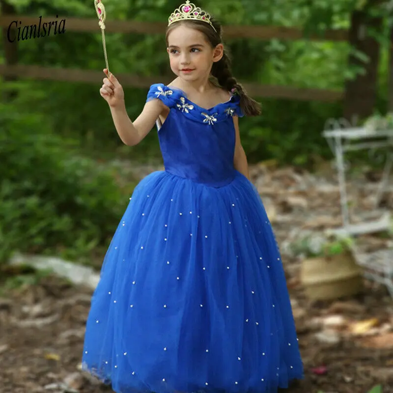 Royal Blue Off The Shoulder Long Flower Girls Dresses Sleeveless Beading Crystal Pleat Skirt With Pearls Kids Pageant Dresses
Royal Blue Off The Shoulder Long Flower Girls Dresses Sleeveless Beading Crystal Pleat Skirt With Pearls Kids Pageant Dresses