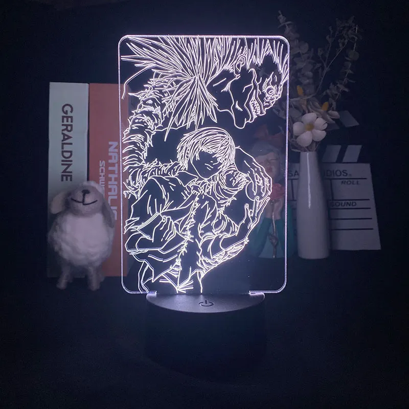 DEATH NOTE Yagami Light 3d Illusion Light Bluetooth Speaker for Bedroom Decor LED Night Light Color Changing Anime Fans Around
DEATH NOTE Yagami Light 3d Illusion Light Bluetooth Speaker for Bedroom Decor LED Night Light Color Changing Anime Fans Around