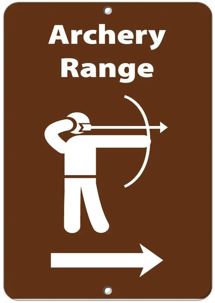 Archery Range in Right Activity Park Poster Funny Art Decor Vintage Aluminum Retro Metal Tin Sign yard sign letters 12 X 8 Inch
Archery Range in Right Activity Park Poster Funny Art Decor Vintage Aluminum Retro Metal Tin Sign yard sign letters 12 X 8 Inch
