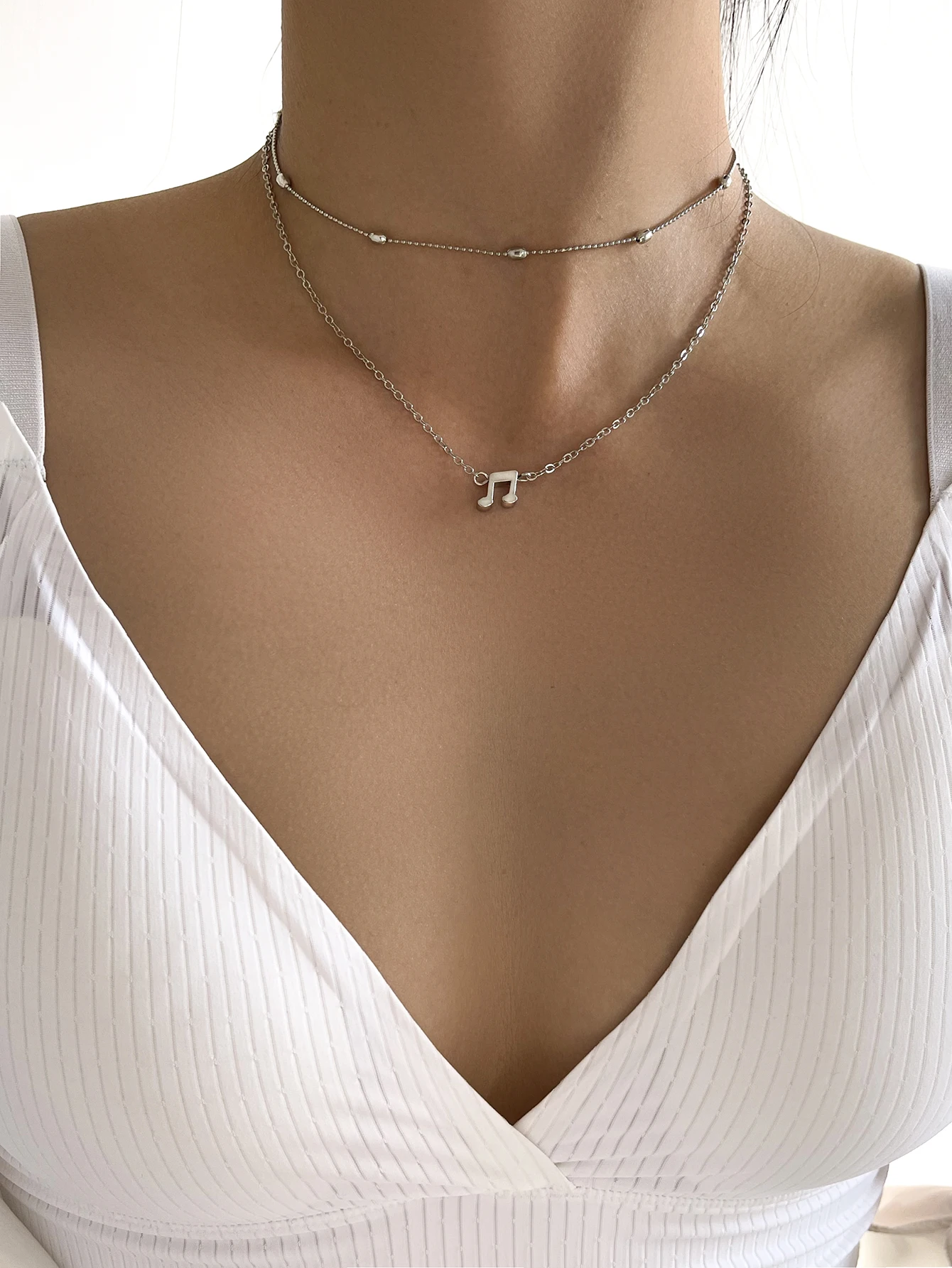 Stillgirl Vintage Multi Layer Note Pendant Necklace Goth for Women Geometric Trendy Kpop Cute Girls Chains Fashion Jewelry Gift
Stillgirl Vintage Multi Layer Note Pendant Necklace Goth for Women Geometric Trendy Kpop Cute Girls Chains Fashion Jewelry Gift