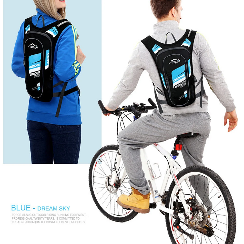 

Рюкзак ультралегкий с жилетом для гидратации, спортивная сумка для занятий на открытом воздухе, бега, велоспорта, скалолазания, пешего тури...
