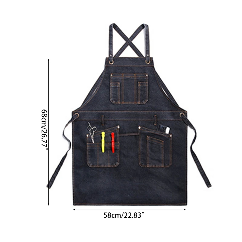 68 CM Long The Cowboy Chef Apron Adjustable Barista Apron with Pockets Kitchen Cooking Baking Aprons
68 CM Long The Cowboy Chef Apron Adjustable Barista Apron with Pockets Kitchen Cooking Baking Aprons