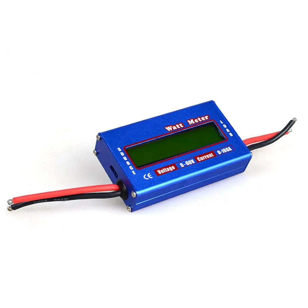 Цифровой ЖК-дисплей синий постоянный ток 60 в 100 А анализатор баланса напряжения
