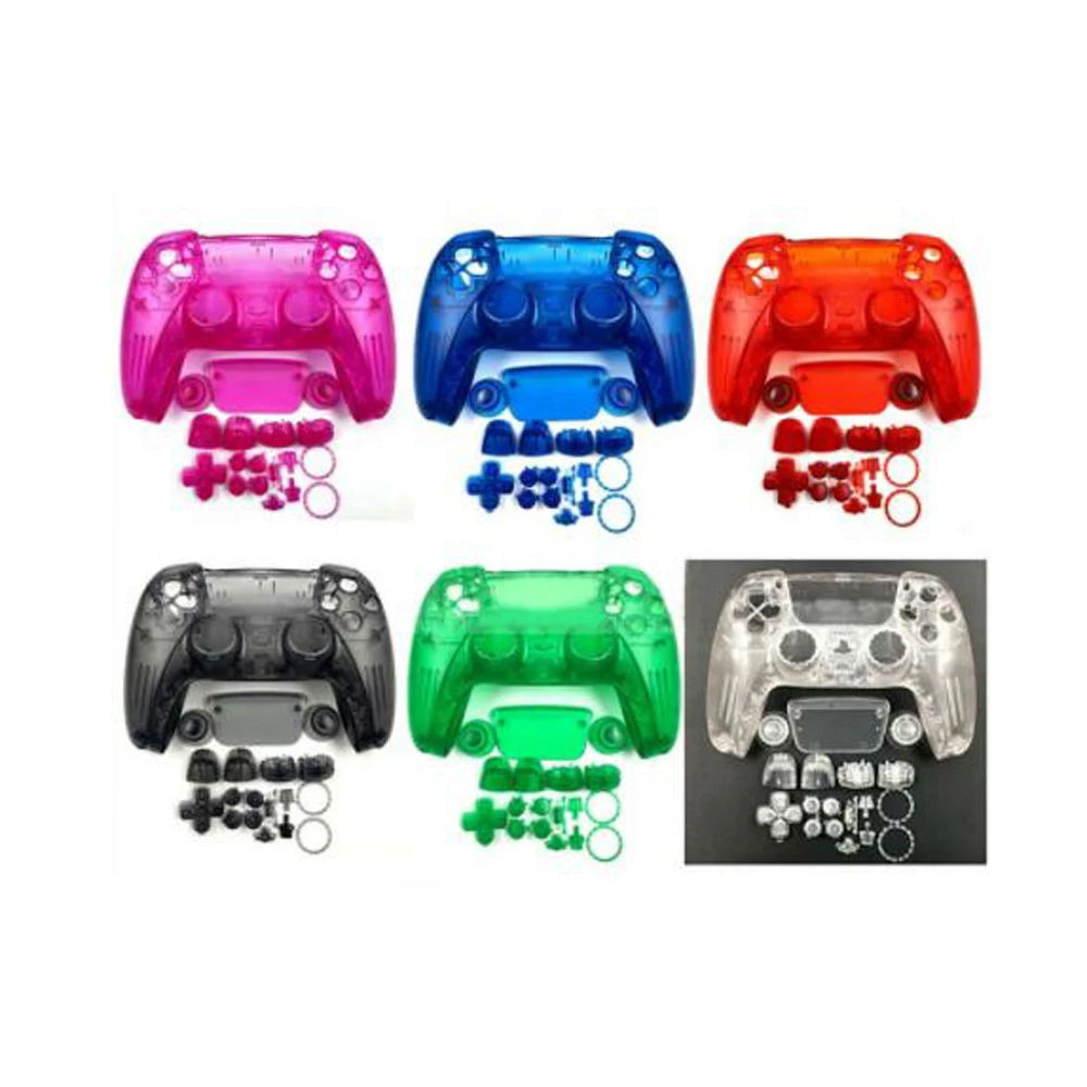 10 pcs a lot Replacement Shell Case Front Back Shell Cover Set with Buttons Decorative for PS5 Game Controller Repair parts
10 pcs a lot Replacement Shell Case Front Back Shell Cover Set with Buttons Decorative for PS5 Game Controller Repair parts