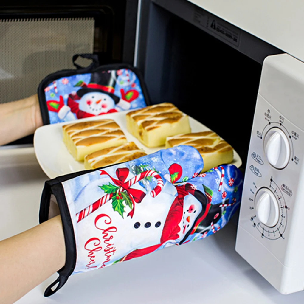Christmas Print Oven Mitts Anti-Scalding Oven Glove Merry Christmas Heat Insulation Pad Kitchen Baking Microwave Mat Mitten
Christmas Print Oven Mitts Anti-Scalding Oven Glove Merry Christmas Heat Insulation Pad Kitchen Baking Microwave Mat Mitten