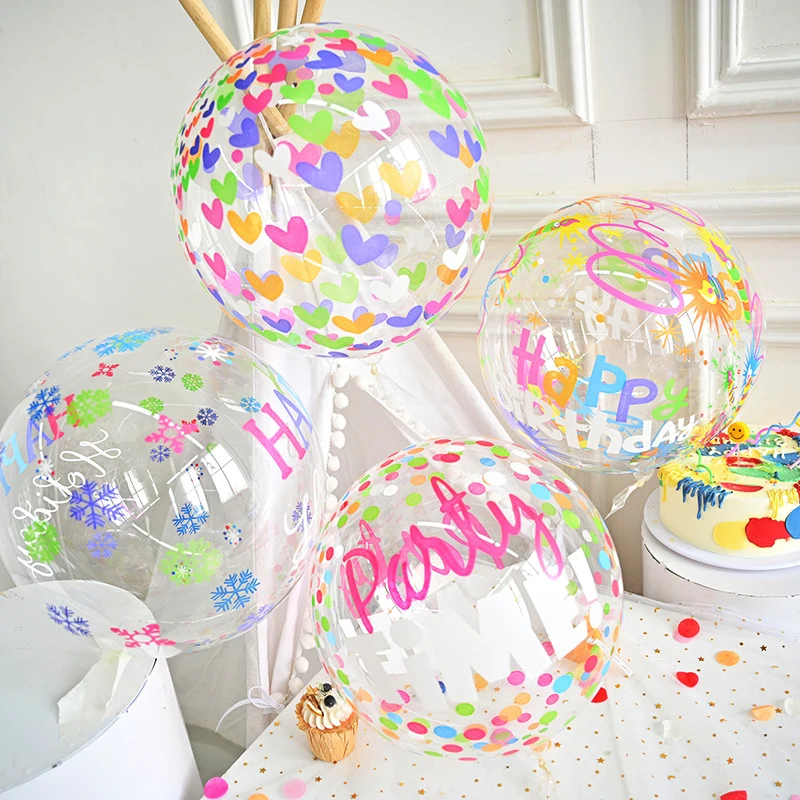 18 inch transparent latex balloon printing color bobo ball children's toy hydrogen balloon wedding happy birthday party balloon
18 inch transparent latex balloon printing color bobo ball children's toy hydrogen balloon wedding happy birthday party balloon
