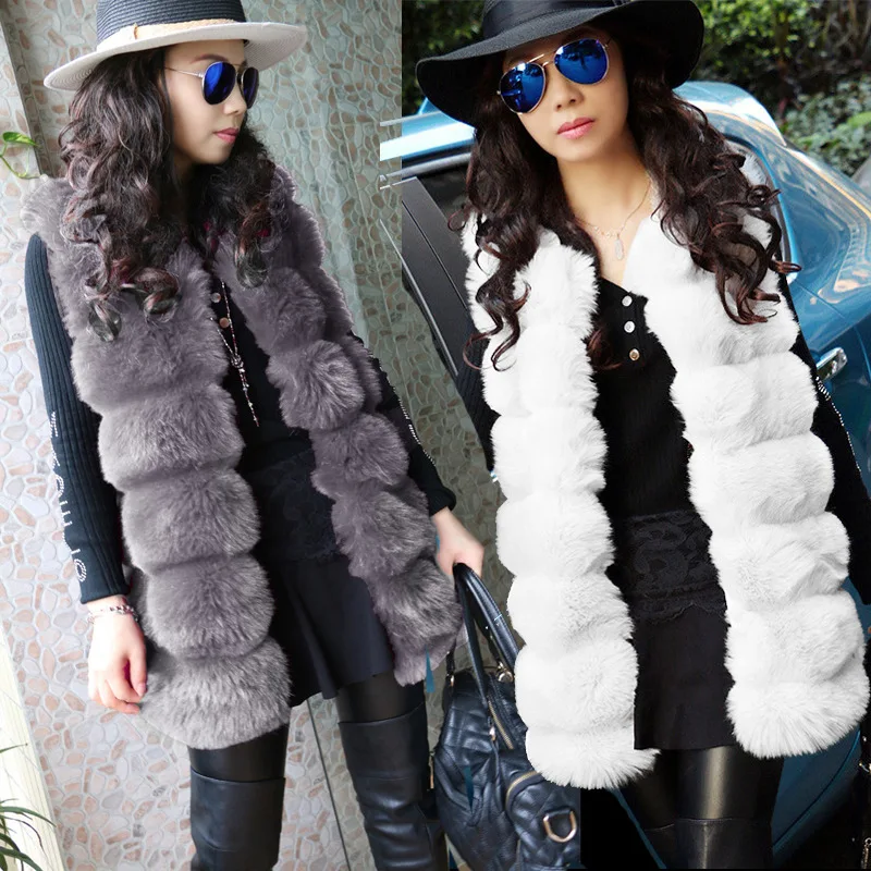 Fur factory wholesale autumn and winter new fox fur women's long casual fur coat faux fur vest.
Fur factory wholesale autumn and winter new fox fur women's long casual fur coat faux fur vest.