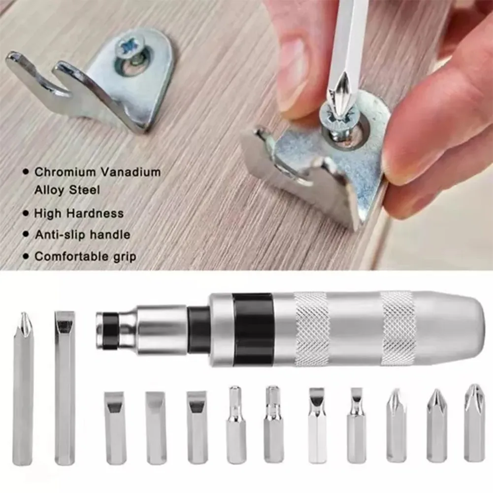 Impact Screwdriver Set Industrial Grade Multifunctional Heavy Duty Shock Screwdriver Bits Screw Extractor Repair Driver Set
Impact Screwdriver Set Industrial Grade Multifunctional Heavy Duty Shock Screwdriver Bits Screw Extractor Repair Driver Set