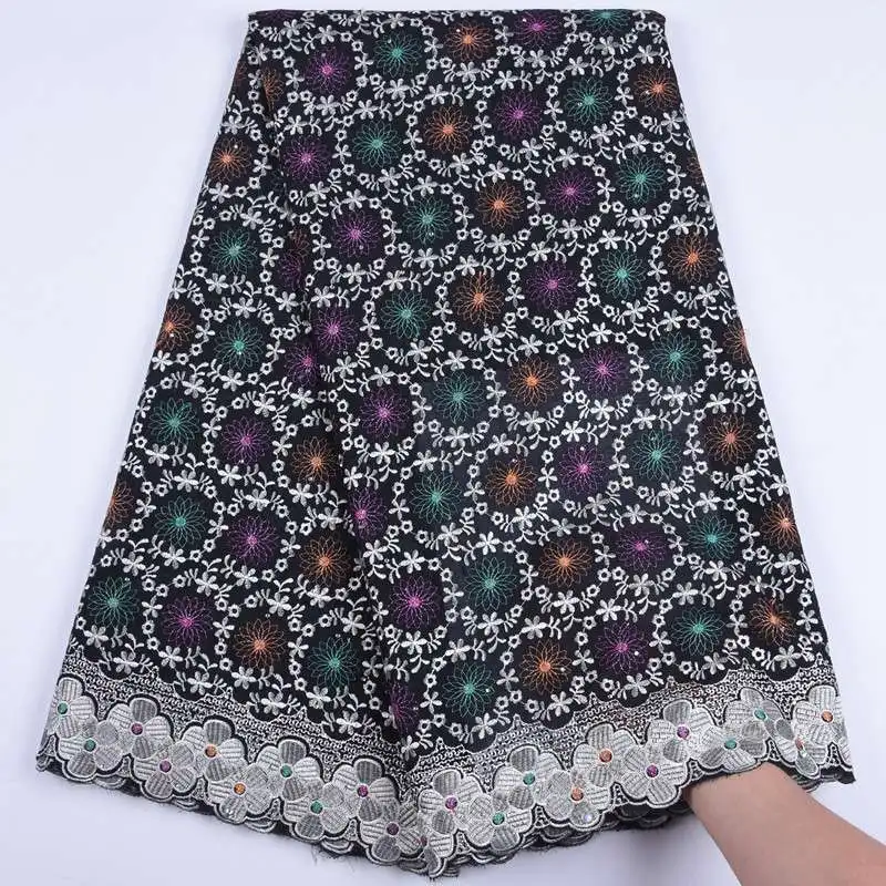 Black African Dry Lace Fabric High Quality Cotton Lace Embroidered Cotton Dry Lace Fabric Swiss Voile Lace In Switzerland S1717
Black African Dry Lace Fabric High Quality Cotton Lace Embroidered Cotton Dry Lace Fabric Swiss Voile Lace In Switzerland S1717
