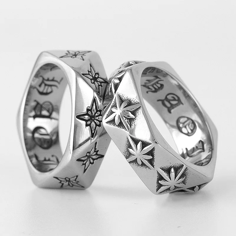 Polaris Star Polygon Flower Stainless Steel Mens Rings Simple Trendy for Male Boyfriend Biker Jewelry Creativity Gift Wholesale
Polaris Star Polygon Flower Stainless Steel Mens Rings Simple Trendy for Male Boyfriend Biker Jewelry Creativity Gift Wholesale