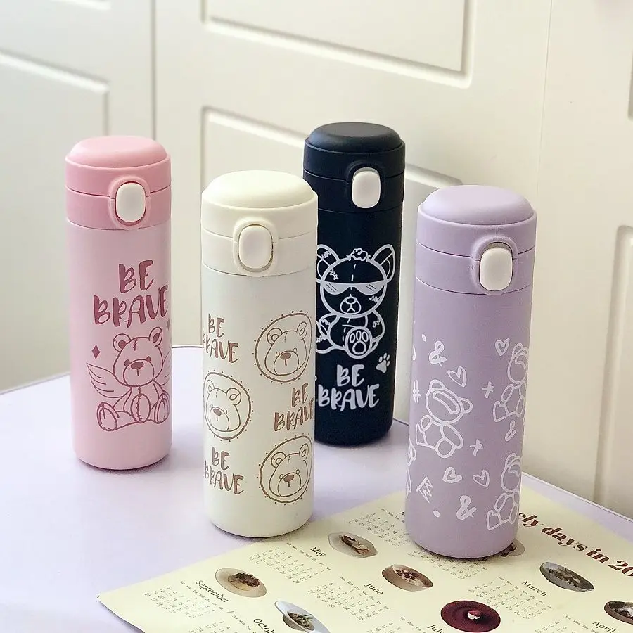 Korean Version of Large Capacity Cute Portable Girl 304 Stainless Steel Student Mug
Korean Version of Large Capacity Cute Portable Girl 304 Stainless Steel Student Mug