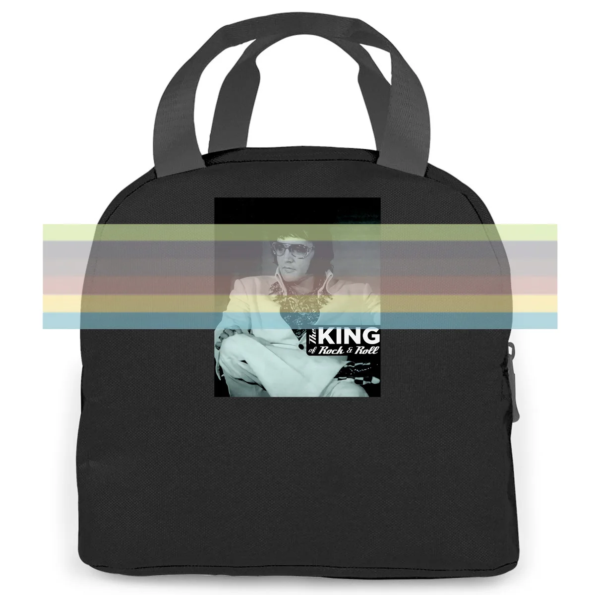 Elvis Presley GOOD TO BE King of Rock 'n Roll Adult Heather All s Homme women men Portable insulated lunch bag adult
Elvis Presley GOOD TO BE King of Rock 'n Roll Adult Heather All s Homme women men Portable insulated lunch bag adult