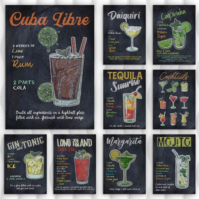 Classic Modified Wine Mojito Rum Drink Picture printing Retro Canvas Print Modern Wall Art Poster for Bar Decor Modern Home
Classic Modified Wine Mojito Rum Drink Picture printing Retro Canvas Print Modern Wall Art Poster for Bar Decor Modern Home