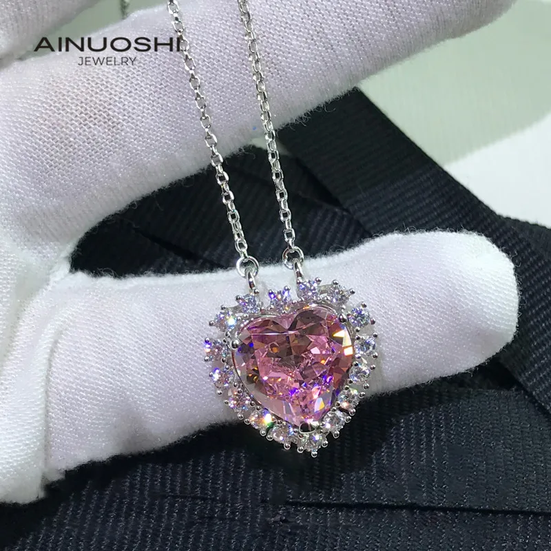 AINUOSHI 12x12 мм Сердце-образный лад создано розовый сапфир Классическая Подвеска на ожерелье для женщин 925 серебряные ювелирные изделия вечерни...
AINUOSHI 12x12 мм Сердце-образный лад создано розовый сапфир Классическая Подвеска на ожерелье для женщин 925 серебряные ювелирные изделия вечерни...