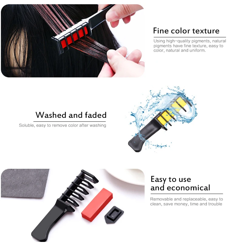 1pc Fashion Colors Mini Disposable Personal Use Hair Chalk Color Comb Dye Kits Temporary Party Cosplay Salon Hair Coloring
1pc Fashion Colors Mini Disposable Personal Use Hair Chalk Color Comb Dye Kits Temporary Party Cosplay Salon Hair Coloring