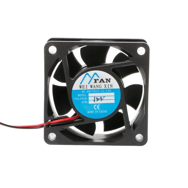 60mm60mm25mm DC 12V 24V 2-Pin Cooler Brushless PC CPU Case Cooling Fan 6025
60mm60mm25mm DC 12V 24V 2-Pin Cooler Brushless PC CPU Case Cooling Fan 6025