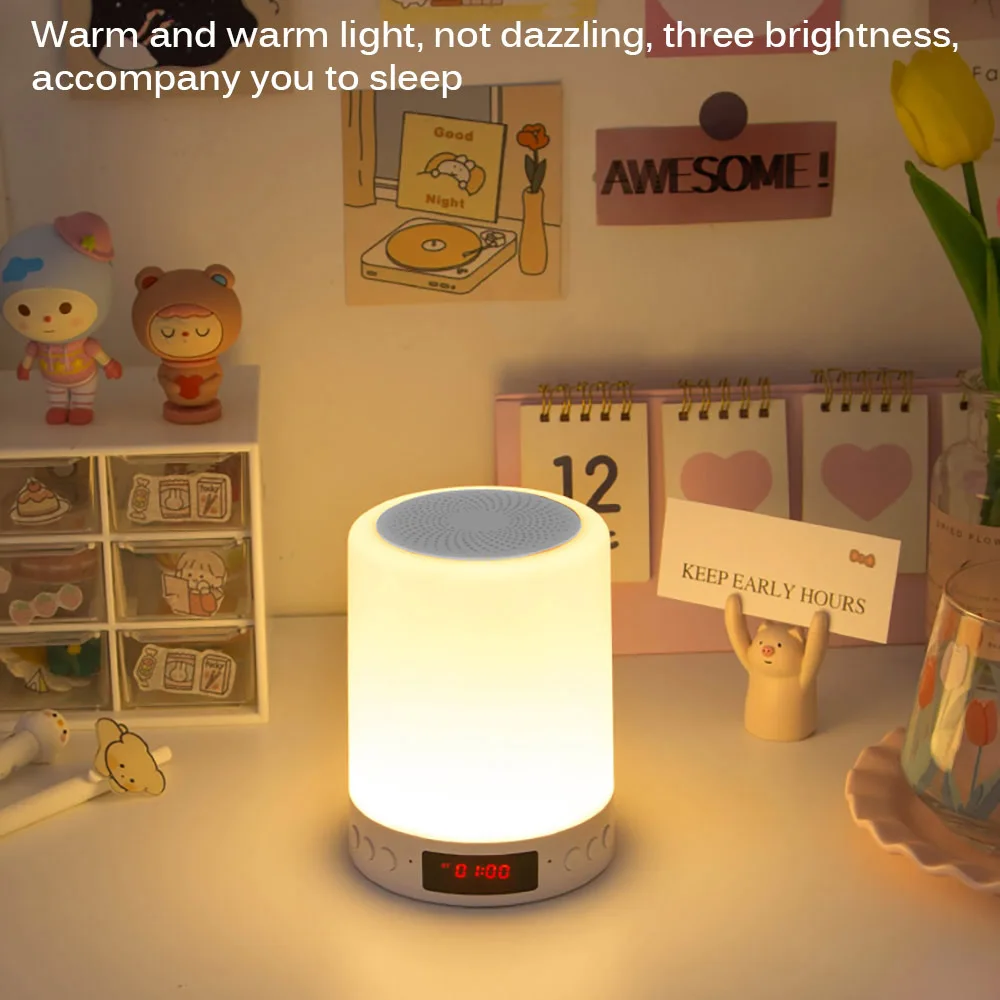 3W Wireless Portable Bluetooth Speaker Mini LED Music Audio Stereo Sound Speaker 7 Colors Touch Control Lamp Table Lamp 1200mA 
3W Wireless Portable Bluetooth Speaker Mini LED Music Audio Stereo Sound Speaker 7 Colors Touch Control Lamp Table Lamp 1200mA