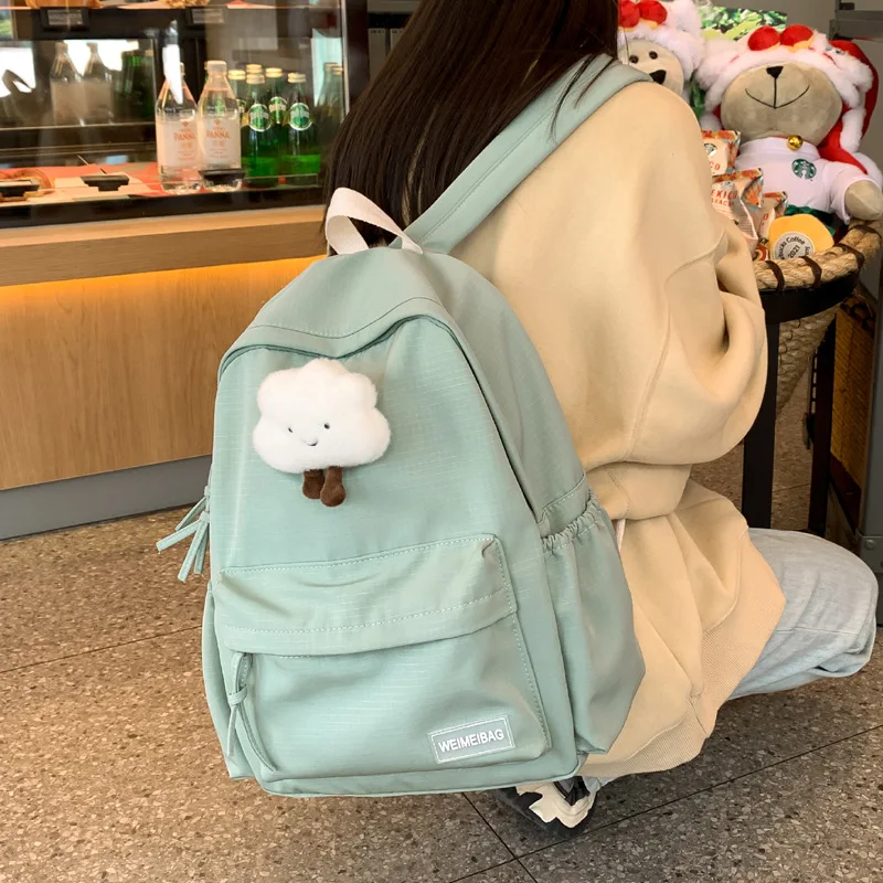 Women School backpack Waterproof Nylon Large Solid Color Girls Travel Bag College Schoolbag Female Laptop Back Pack Mochilas
Women School backpack Waterproof Nylon Large Solid Color Girls Travel Bag College Schoolbag Female Laptop Back Pack Mochilas
