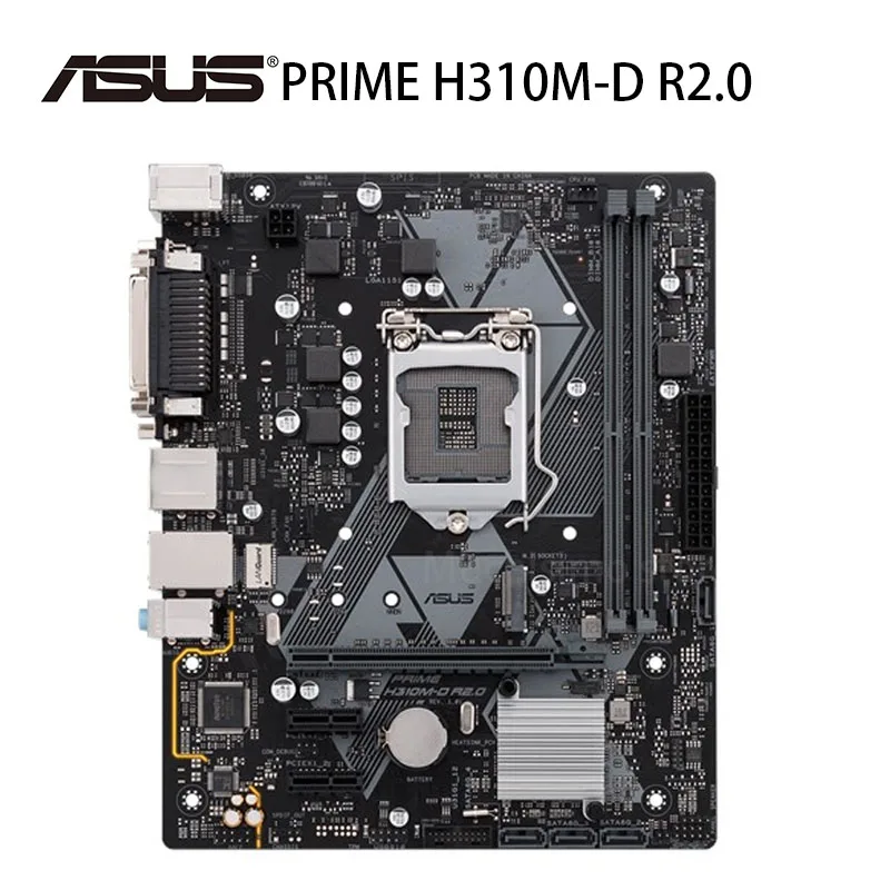 Материнская плата LGA 1151 Asus PRIME H310M-D R2.0 DDR4 32GB Intel H310 8th-Gen i7 i5 i3 Desktop H310 материнская плата 1151 M.2 HDMI HIFI 
Материнская плата LGA 1151 Asus PRIME H310M-D R2.0 DDR4 32GB Intel H310 8th-Gen i7 i5 i3 Desktop H310 материнская плата 1151 M.2 HDMI HIFI