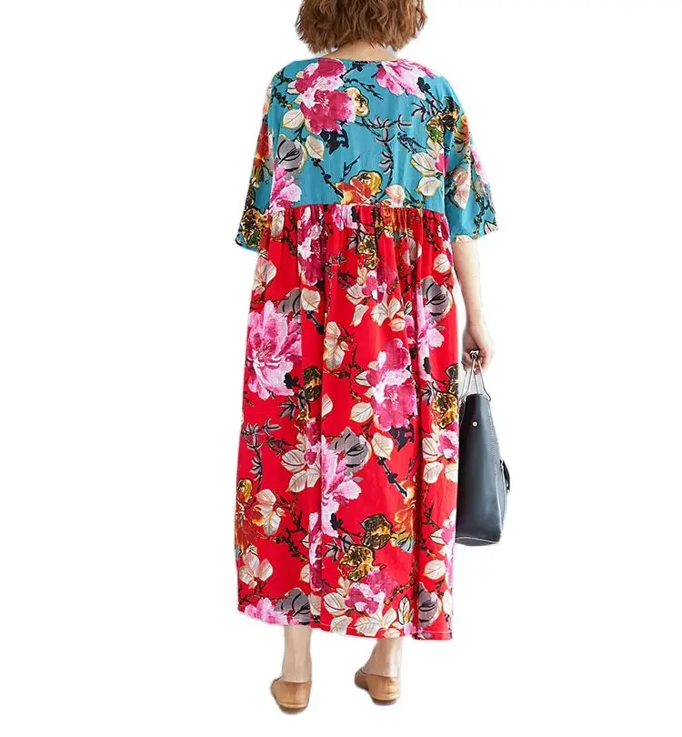 Summer New Soft Stylilsh Embroidery Large Size Loose Dress For Women Vintage Beach Dresses
Summer New Soft Stylilsh Embroidery Large Size Loose Dress For Women Vintage Beach Dresses