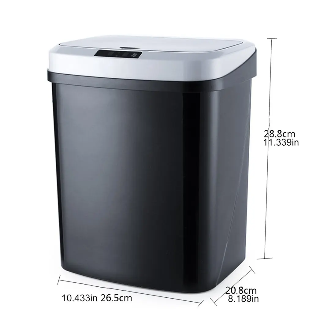 15L Automatic Touchless Smart Infrared Motion Sensor Rubbish Waste Bin Kitchen Trash Can Garbage Bins Home Cleaning Tool
15L Automatic Touchless Smart Infrared Motion Sensor Rubbish Waste Bin Kitchen Trash Can Garbage Bins Home Cleaning Tool