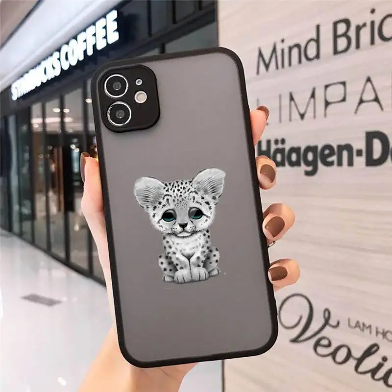 Leopard cartoon cute Phone Cases Matte Transparent for iPhone 7 8 11 12 s mini pro X XS XR MAX Plus cover funda
Leopard cartoon cute Phone Cases Matte Transparent for iPhone 7 8 11 12 s mini pro X XS XR MAX Plus cover funda