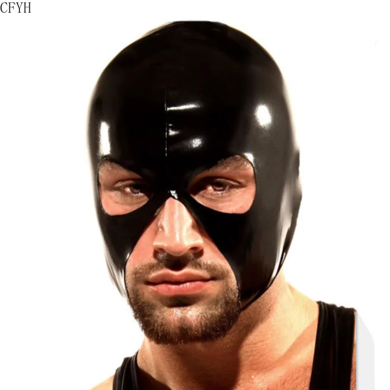 Men Adults Black Patent Leather Masks Open Eyes Nose & Mouth Headgear Full Face Mask Hood for Role-playing Games Cosplay Costume
Men Adults Black Patent Leather Masks Open Eyes Nose & Mouth Headgear Full Face Mask Hood for Role-playing Games Cosplay Costume
