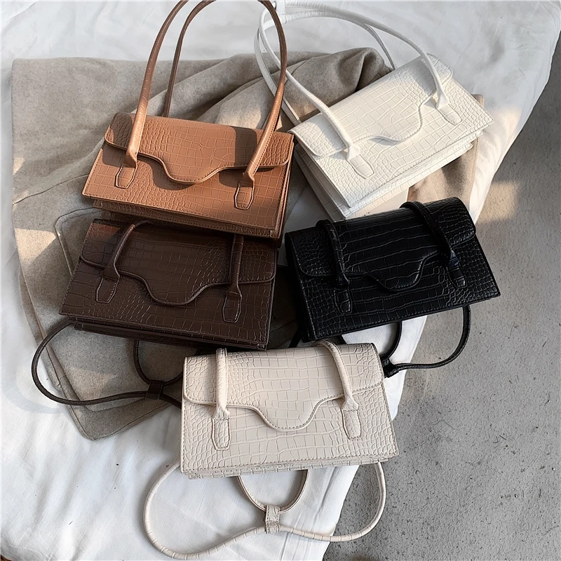 Vintage Crocodile Effect Shoulder Bags For Women Brand Design Roomy Work Female Tote High Quality Ladies Handbags And Purse 2021
Vintage Crocodile Effect Shoulder Bags For Women Brand Design Roomy Work Female Tote High Quality Ladies Handbags And Purse 2021