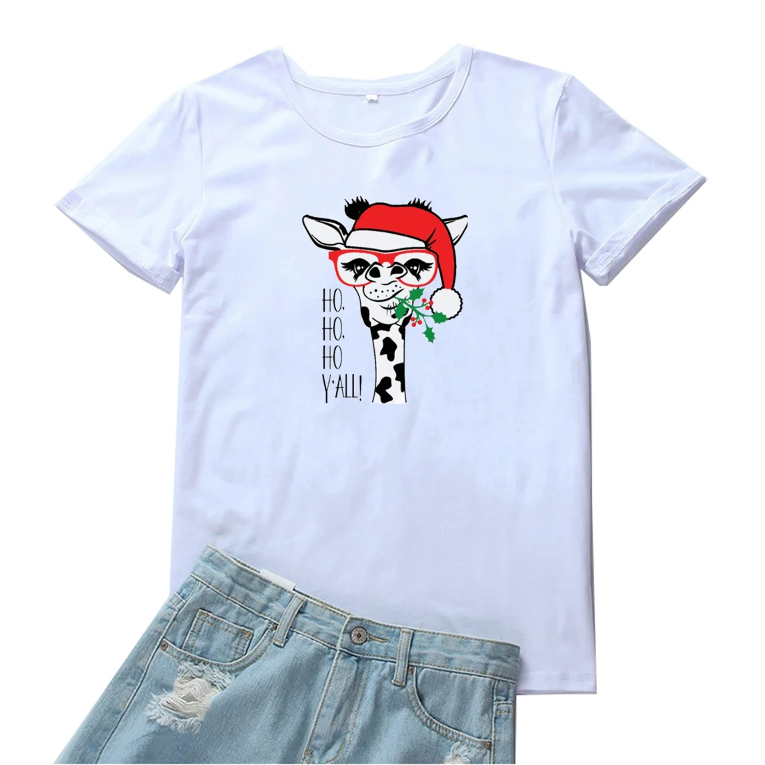 Giraffe Eating Grass T Shirt Women Fashion Aesthetic Printing Women Tshirts Cute Cartoon Animal Graphic Tees Women Xmas Pattern
Giraffe Eating Grass T Shirt Women Fashion Aesthetic Printing Women Tshirts Cute Cartoon Animal Graphic Tees Women Xmas Pattern
