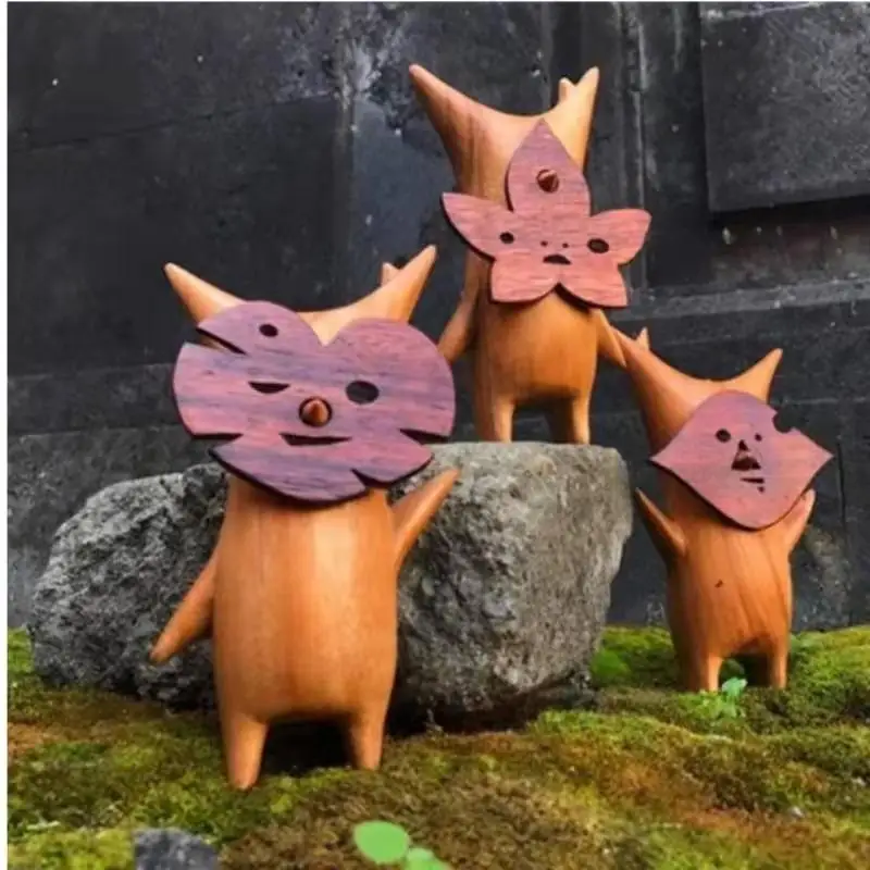 Forest Wizard Wooden Korogu The Legend Of Zel-da: Breath Of The Wild Garden Leaf Elves Crafts Wooden Grain Resin Ornaments
Forest Wizard Wooden Korogu The Legend Of Zel-da: Breath Of The Wild Garden Leaf Elves Crafts Wooden Grain Resin Ornaments
