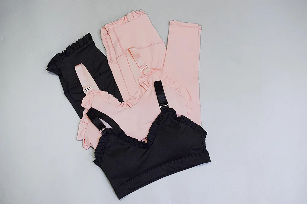 New Elegant Lace Sport Suit Yoga Sets Fitness Legging Vest Sports Pants Sportswear For Women Gym Tight Fitness Workout Yoga Set
New Elegant Lace Sport Suit Yoga Sets Fitness Legging Vest Sports Pants Sportswear For Women Gym Tight Fitness Workout Yoga Set