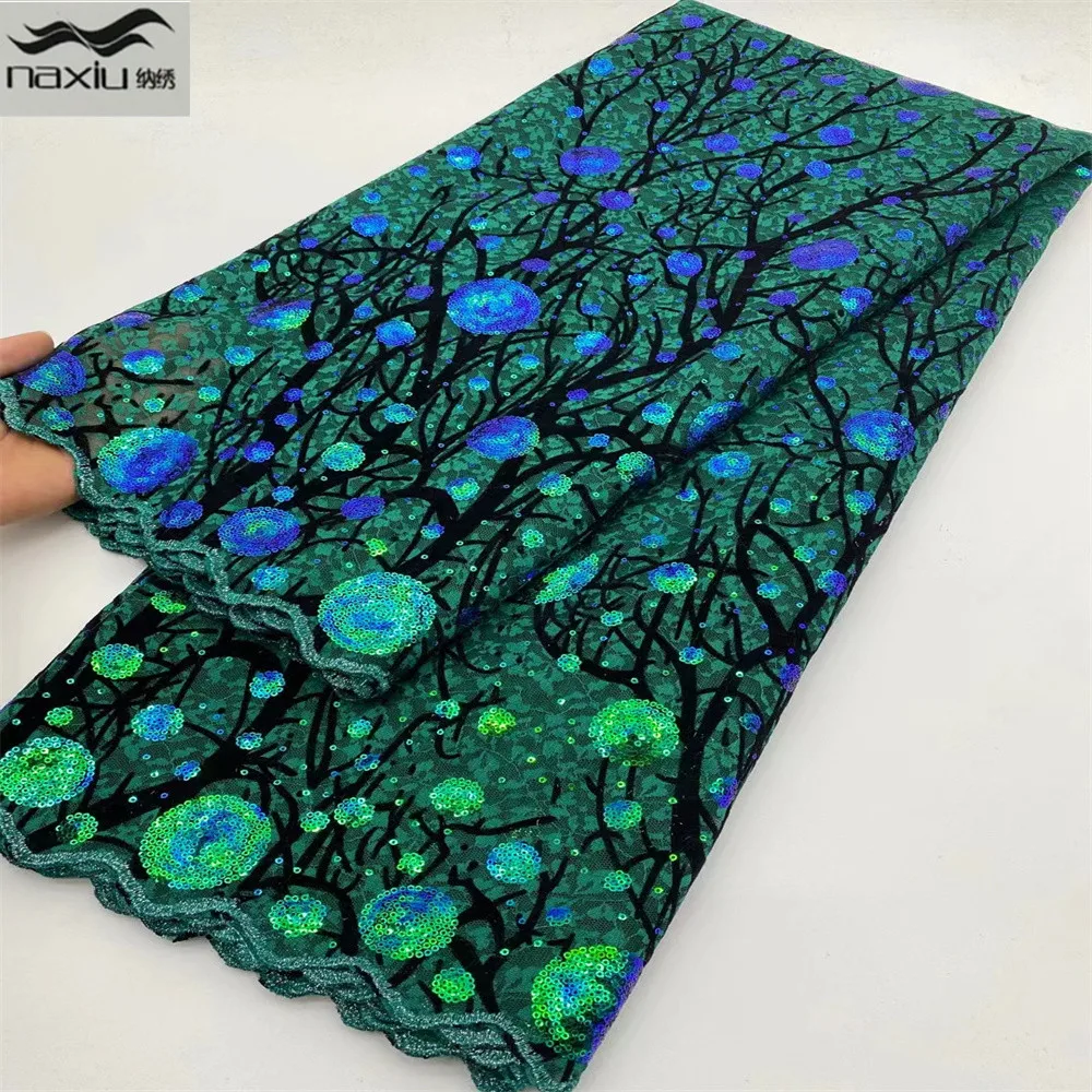 Madison African Velvet Lace Fabric 2021 High Quality Lace Embroidery French Nigerian Lace Fabrics For Wedding Dress Sewing
Madison African Velvet Lace Fabric 2021 High Quality Lace Embroidery French Nigerian Lace Fabrics For Wedding Dress Sewing