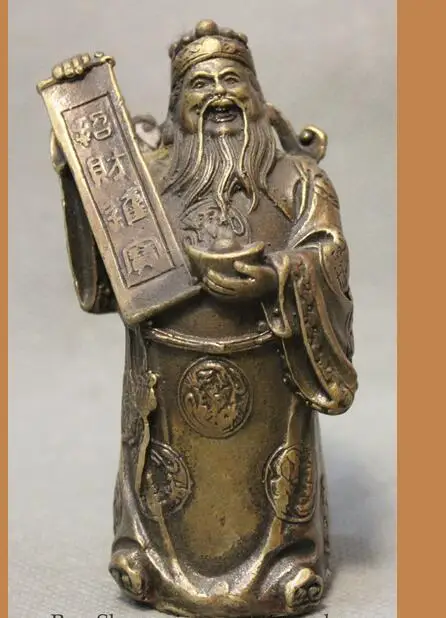 Из бронзы, чистая медь старый Цин Мин латунь китайский фэн-шуй народная бронзовая подставка для денег, богатства, Бог Чжао Цай статуя
Из бронзы, чистая медь старый Цин Мин латунь китайский фэн-шуй народная бронзовая подставка для денег, богатства, Бог Чжао Цай статуя