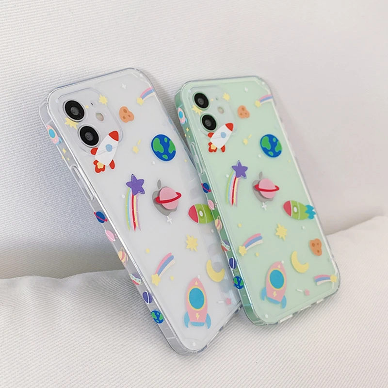 Starry Sky Planet Phone Cases For iPhone 12 Mini 11 Pro XS MAX X XR 7 8 Plus SE 2020 Clear Straight Edge Frame Print Tpu Cover
Starry Sky Planet Phone Cases For iPhone 12 Mini 11 Pro XS MAX X XR 7 8 Plus SE 2020 Clear Straight Edge Frame Print Tpu Cover