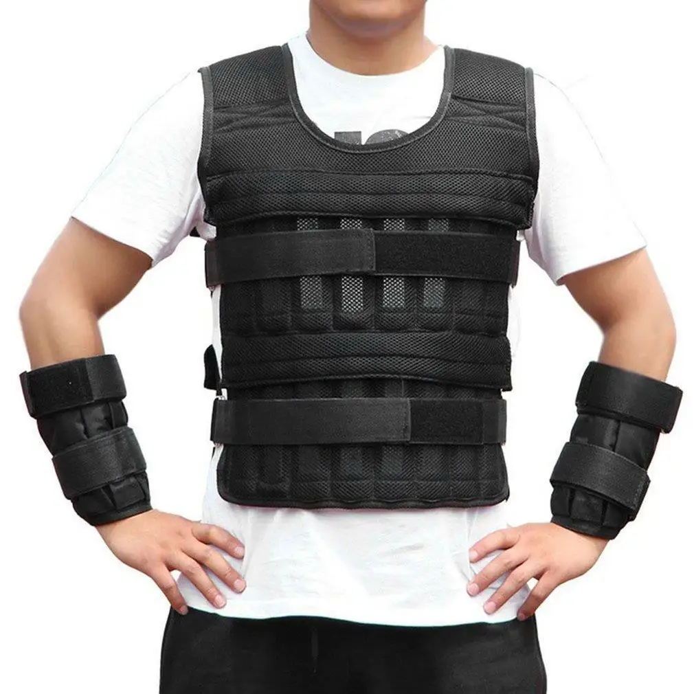 New 50KG Adjustable Loading Weight Vest Boxing Training Jacket Gym Fitness Equipment Running Workout Waistcoat Sand Clothing
New 50KG Adjustable Loading Weight Vest Boxing Training Jacket Gym Fitness Equipment Running Workout Waistcoat Sand Clothing