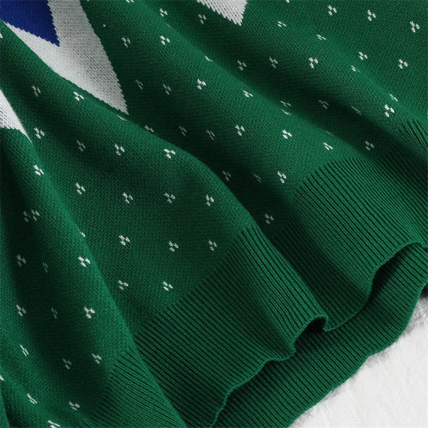 Red Green Christmas Sweater Women Long Sleeve Casual Knitted Sweater Pullover Fashion Autumn Winter Jumper
Red Green Christmas Sweater Women Long Sleeve Casual Knitted Sweater Pullover Fashion Autumn Winter Jumper