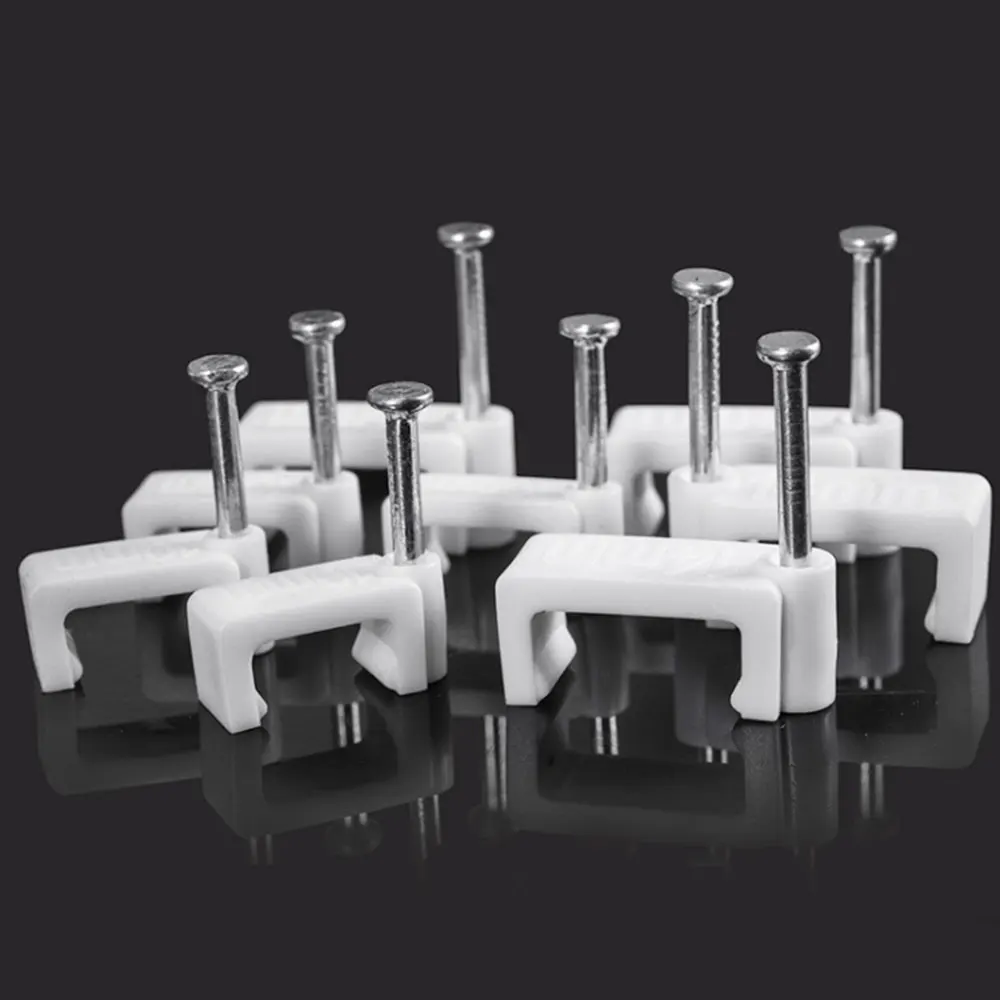Flat Wire Cable Clip Buckle Plastic Nail Clip 5/6/7/8/9/10/12/14mm Cable Fix Fastener Holder
Flat Wire Cable Clip Buckle Plastic Nail Clip 5/6/7/8/9/10/12/14mm Cable Fix Fastener Holder